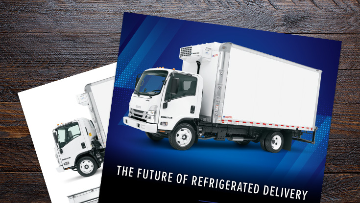 Refrigerated brochure cover